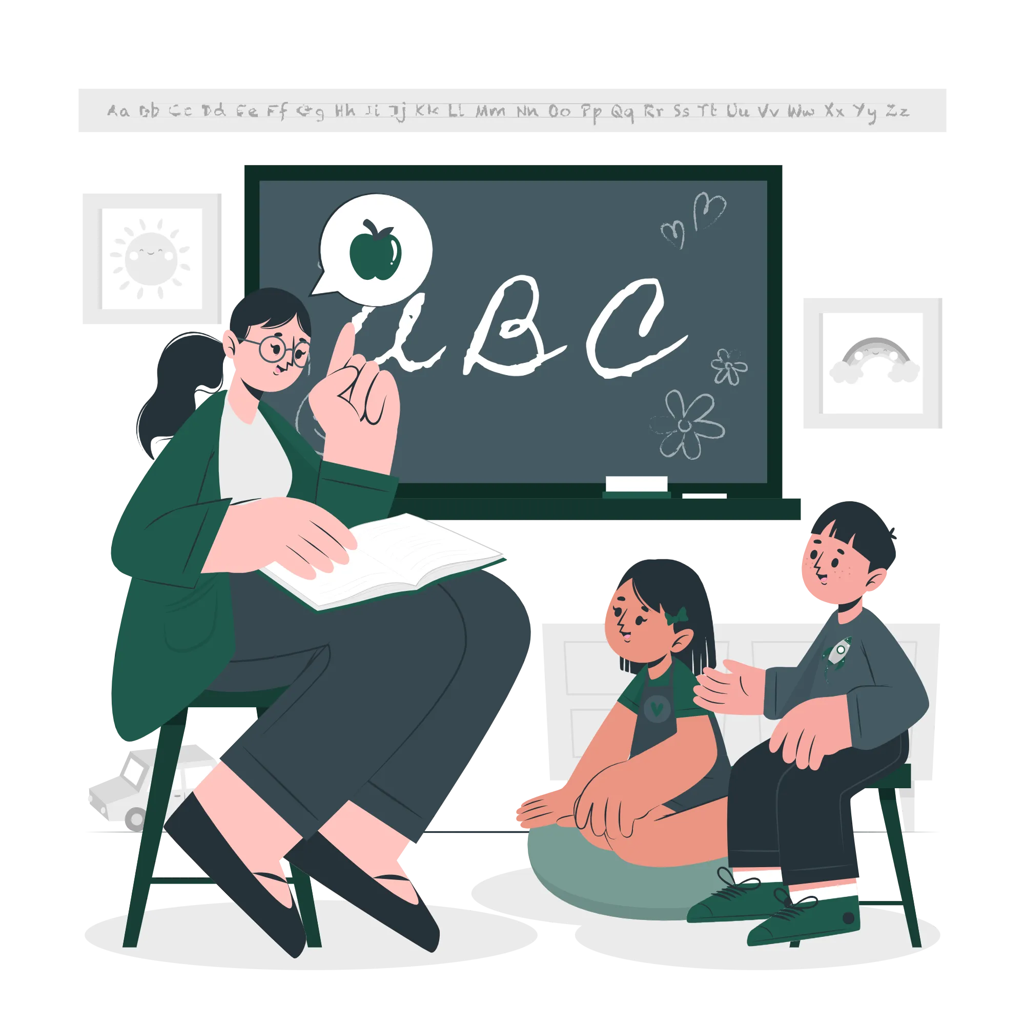 Kindergarten student-cuate