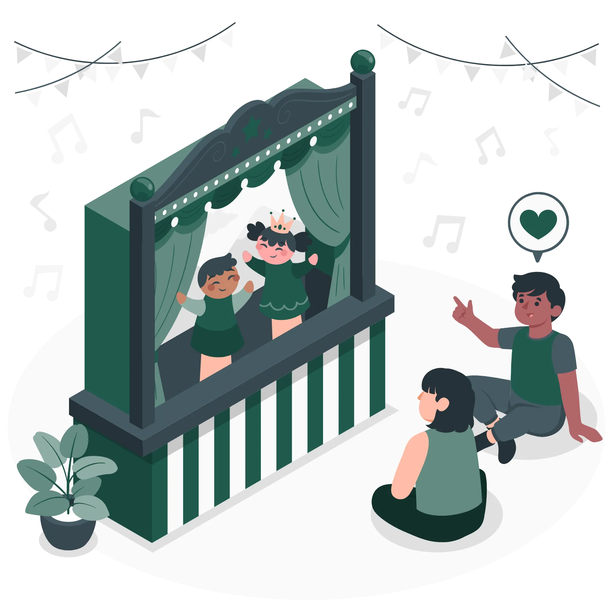 Puppet show-amico